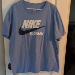 Nike Light Blue Football Tee